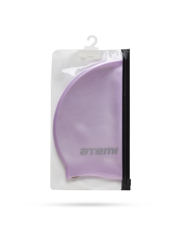 Шапочка для плавания Atemi SC105 силикон объём 56-65 цвет розовый - фото 4
