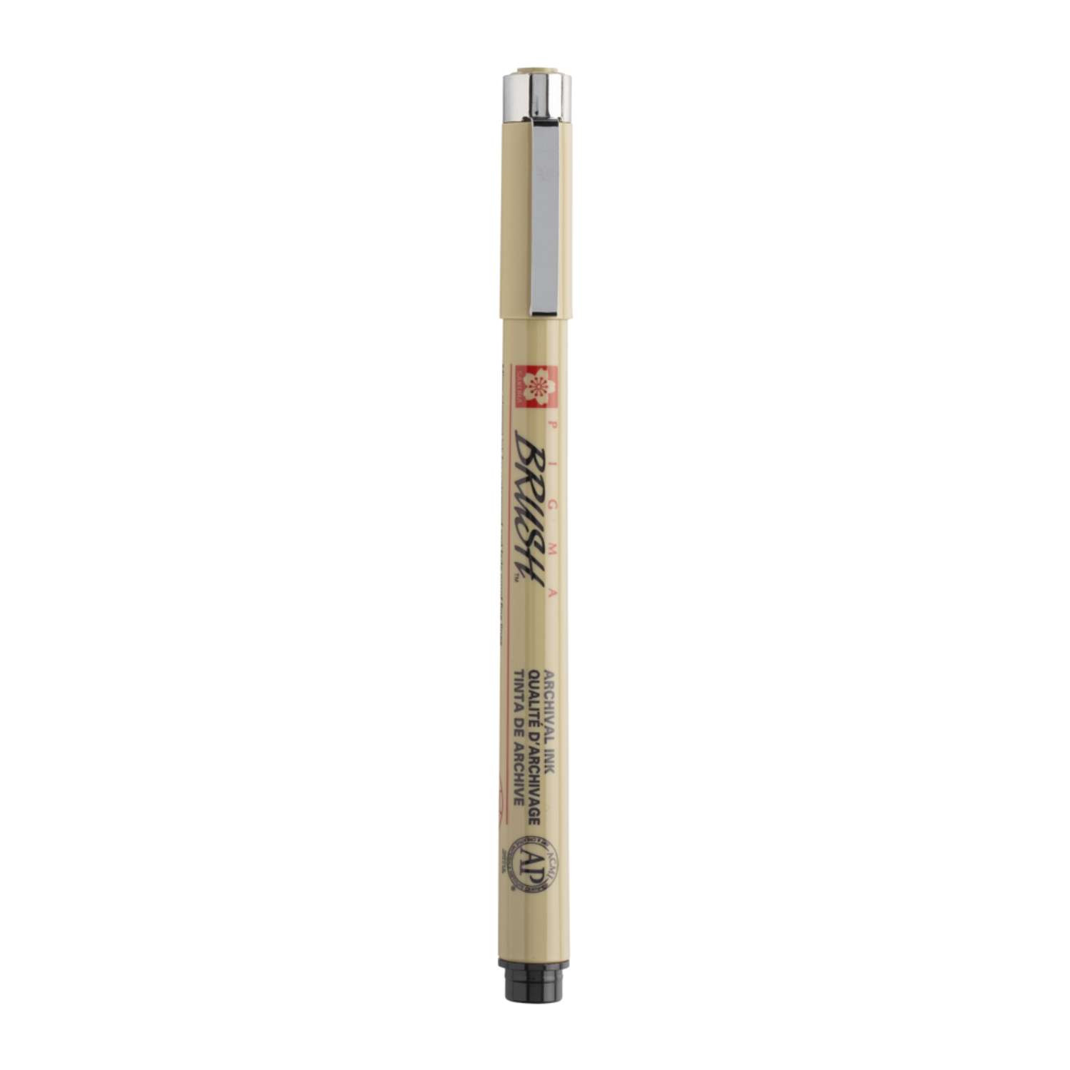 Ручка капиллярная Sakura Pigma Brush цвет чернил: черный - фото 1