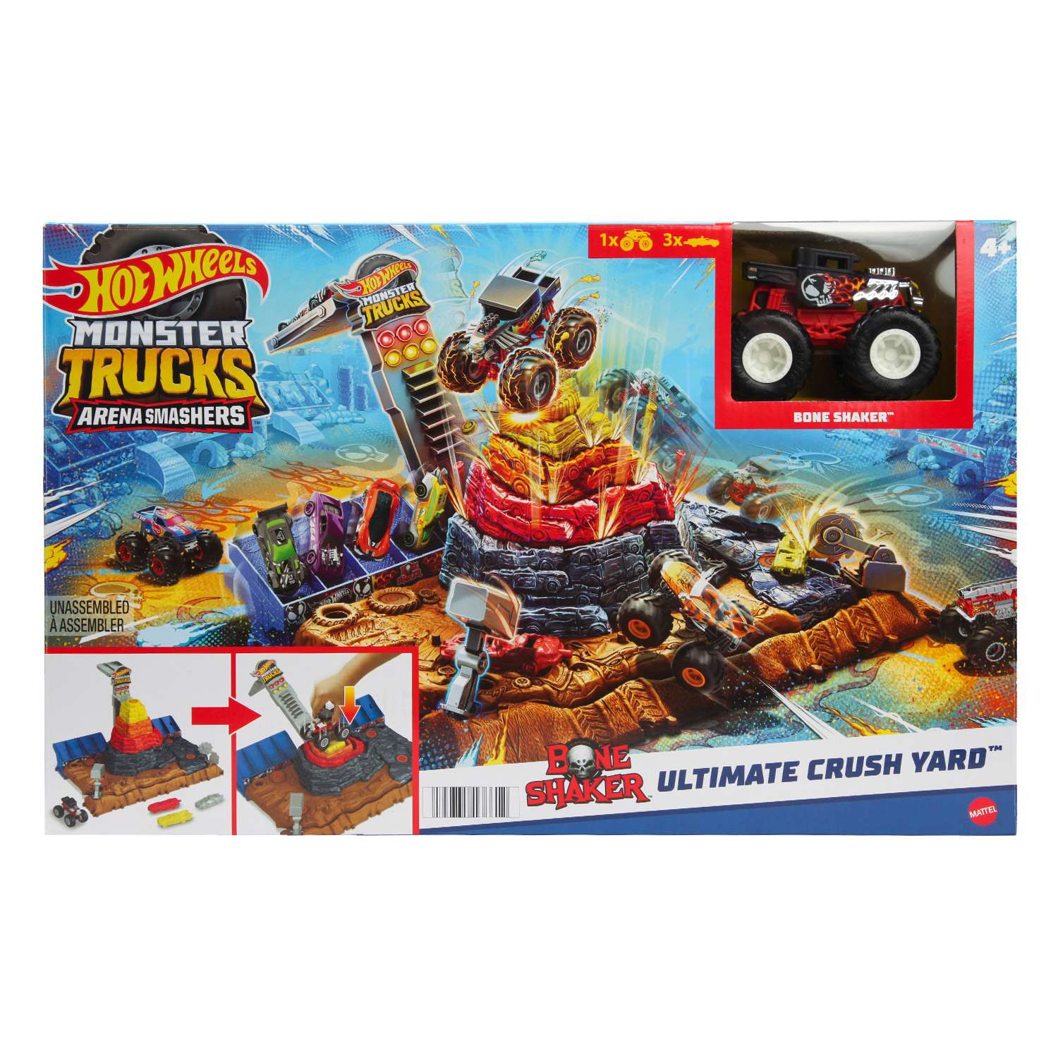 Набор игровой Hot Wheels Monster Trucks Arena Smashers HNB96 HNB96 - фото 2