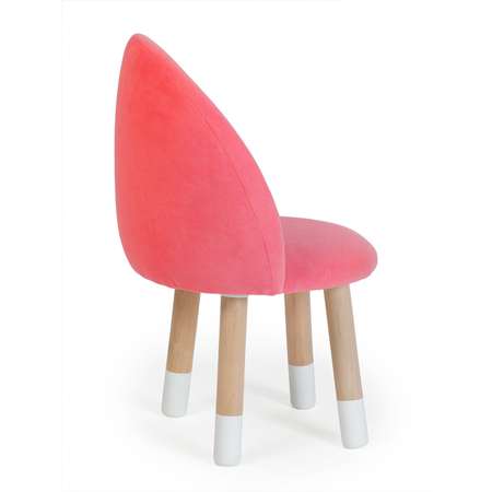 Стул-кресло Тутси детское на ножках для малышей ярко-розовый 34х34х59 см