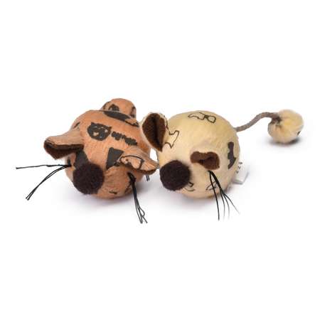 Игрушка для кошек Nobby Мышка с мятой 2шт 71938