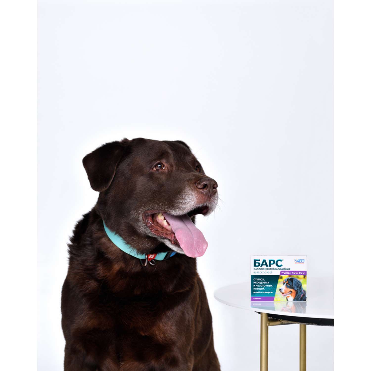 Капли для собак АВЗ Барс от 40кг до 60кг против блох и клещей 4.02мл - фото 5
