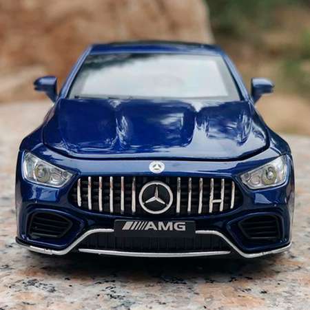 Коллекционная машинка WiMI металлическая синяя Mercedes-Benz AMG GT 63 S1 r32
