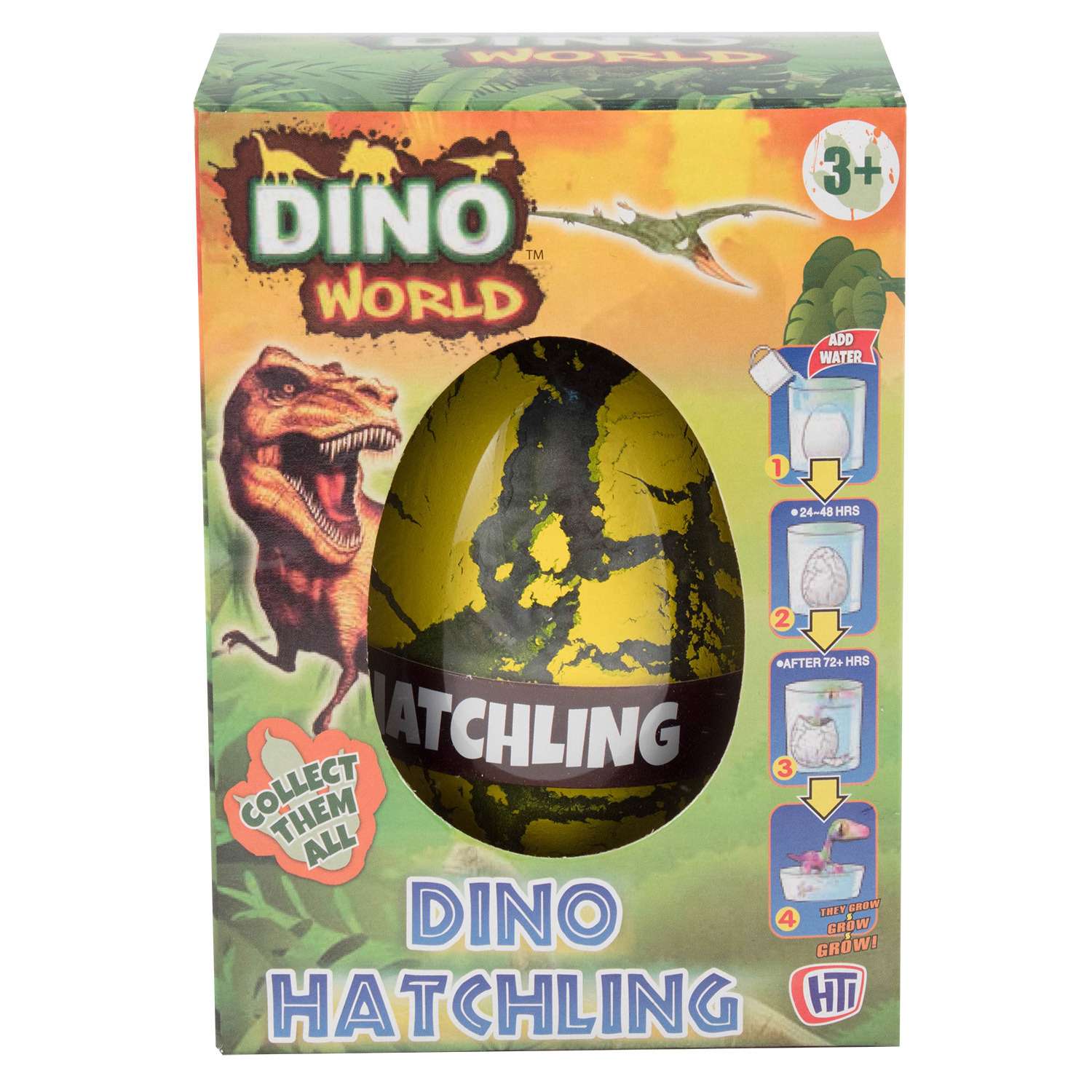 Игрушка HTI Dino World Яйцо динозавра в непрозрачной упаковке (Сюрприз) 1373639 - фото 1