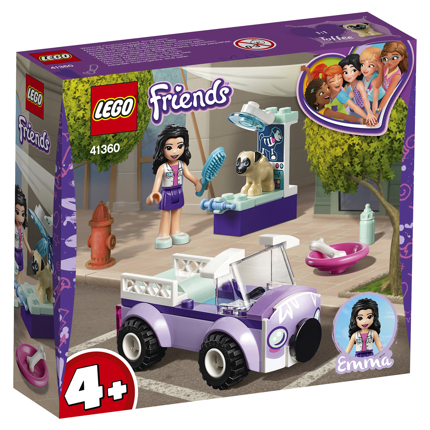 Конструктор LEGO Friends Передвижная ветклиника Эммы 41360 - фото 2