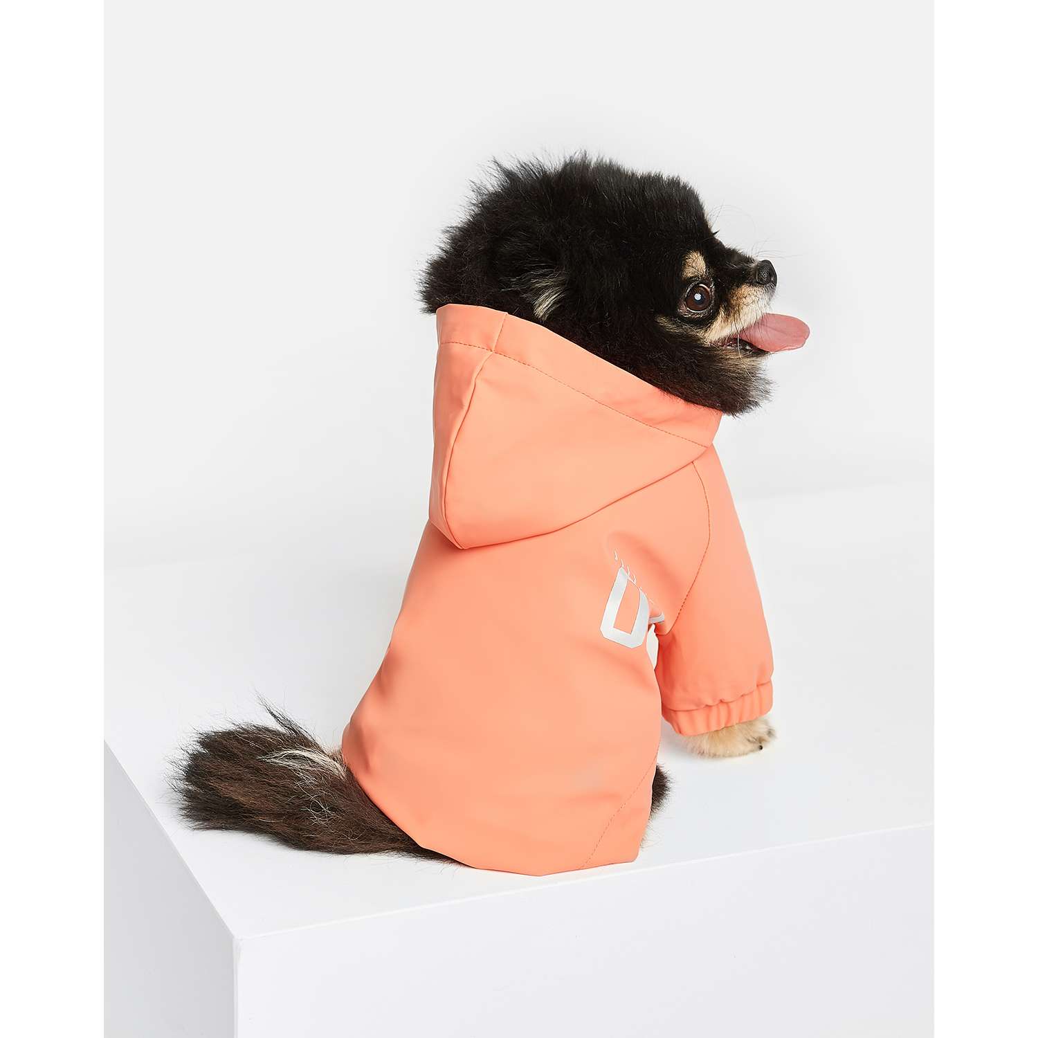 Дождевик-куртка для собак Zoozavr розовый 25 - фото 8