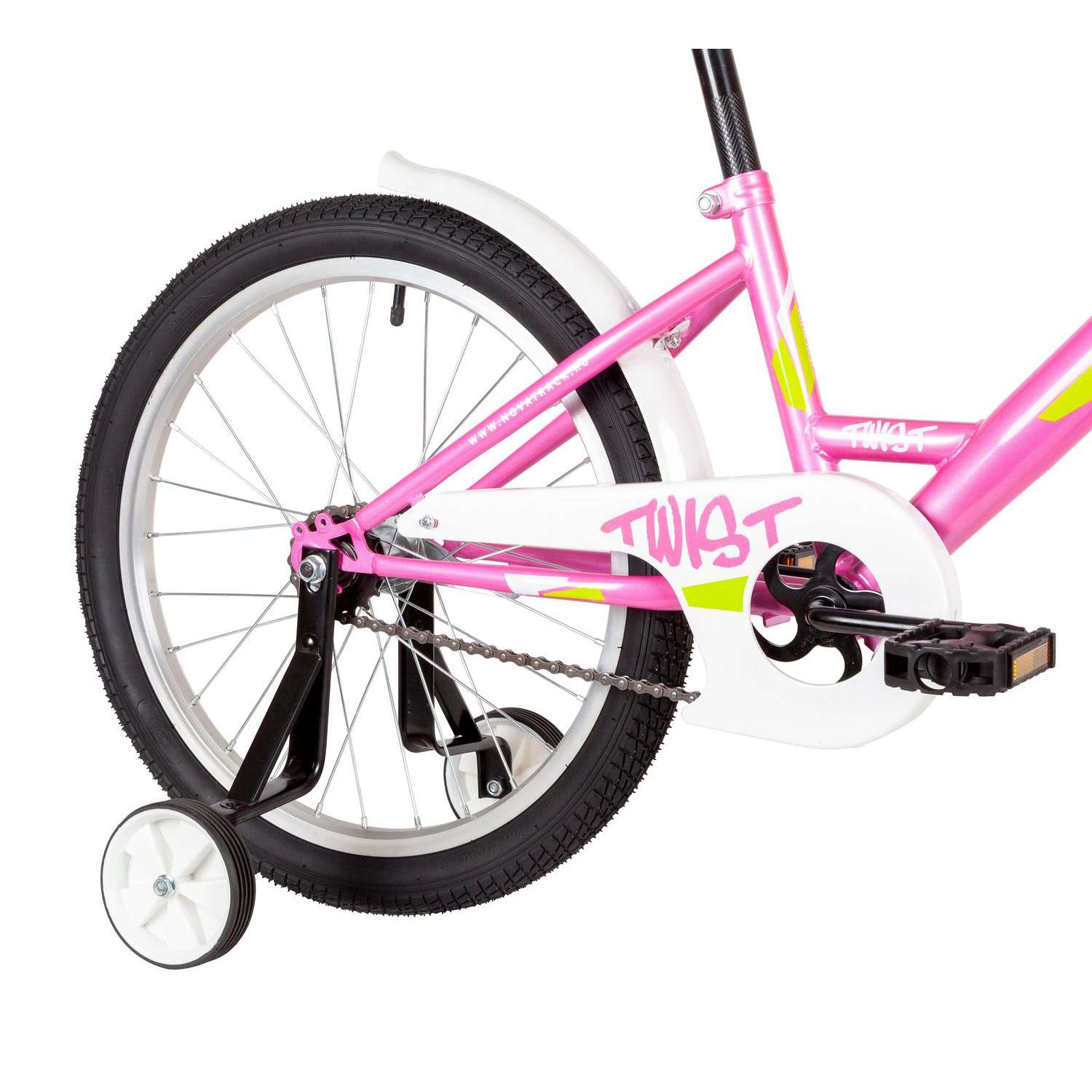 Велосипед NOVATRACK Twist 20 розовый - фото 4