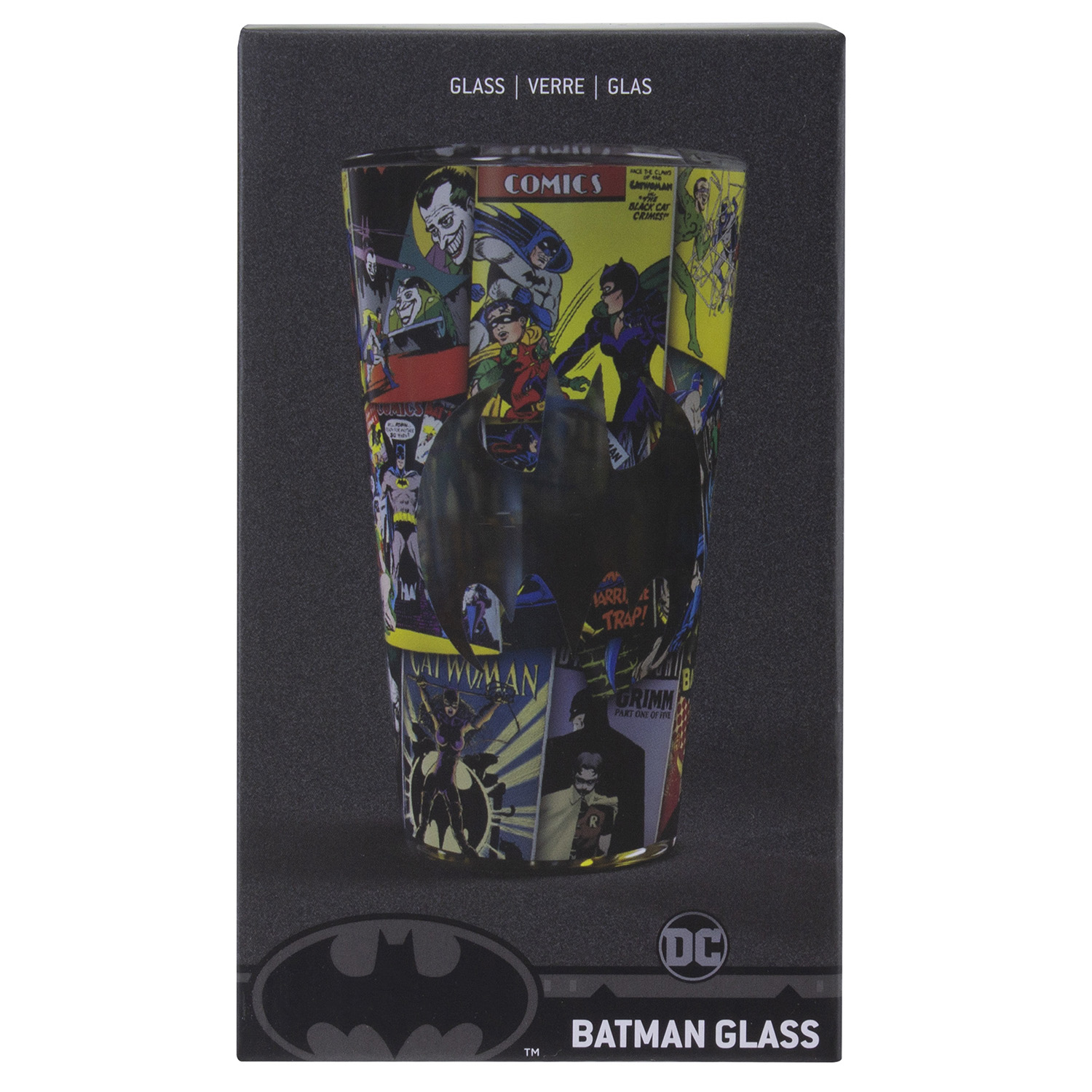 Бокал PALADONE стеклянный Batman Glass 450 ml PP8263BM - фото 2