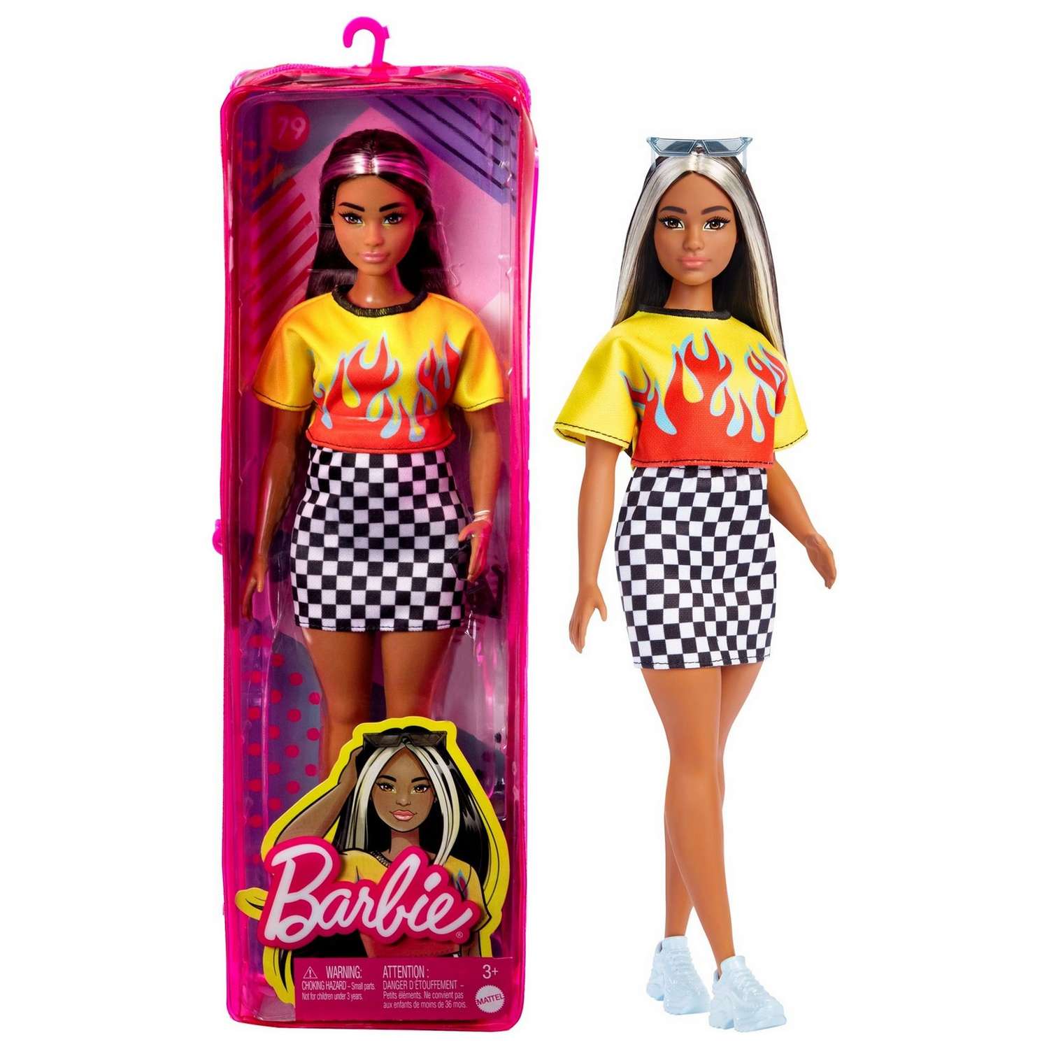 Кукла Barbie Игра с модой в юбке в клетку HBV13 HBV13 - фото 10