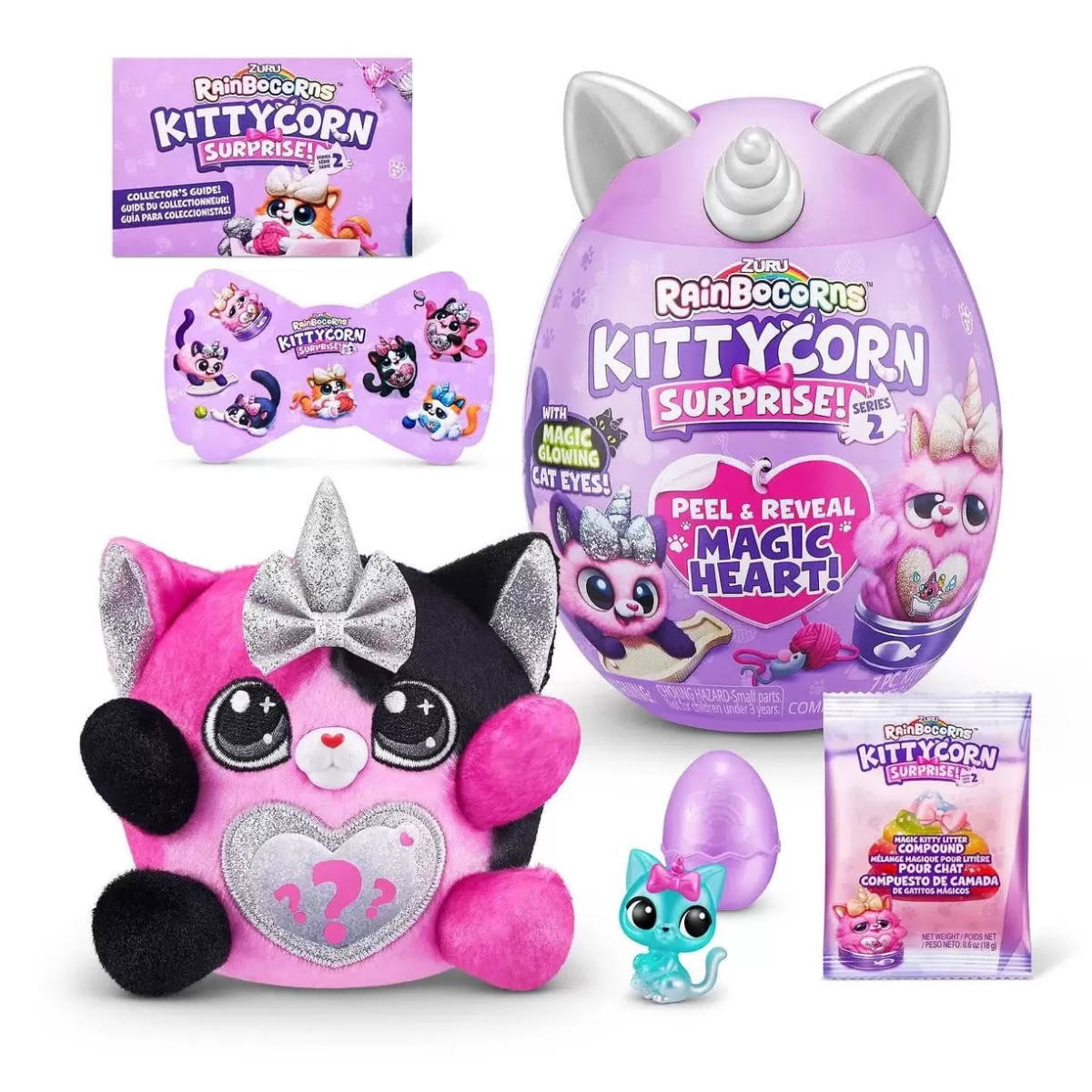 Игровой набор с куклой Zuru Rainbocorns Kittycorn Surprise 9279 00-00019109 - фото 6