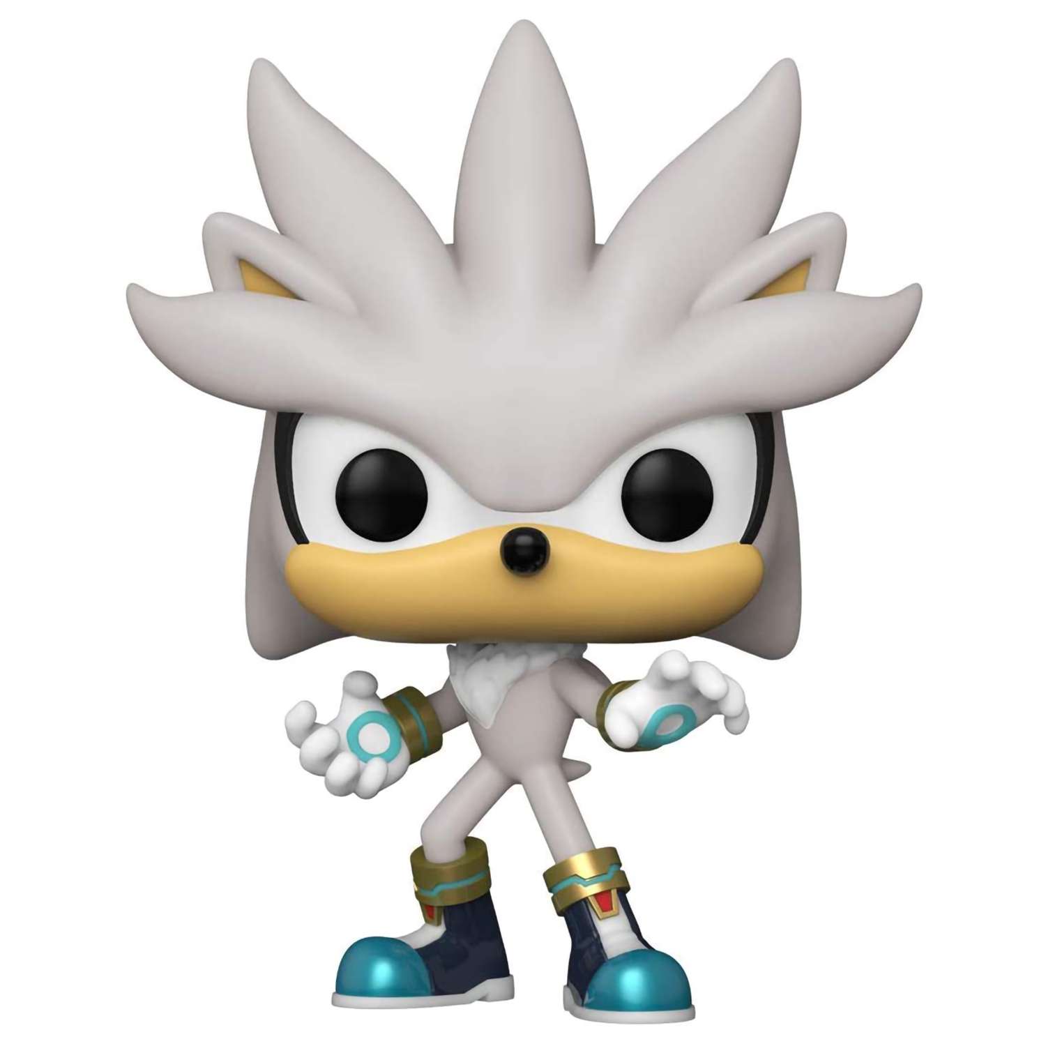 Фигурка Funko POP! Games Sonic the Hedgehog 30th Silver Серебряный Соник - фото 1