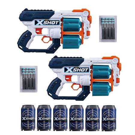 Набор X-SHOT  Xcess Tk-12 Double Pack 2 бластера 36259