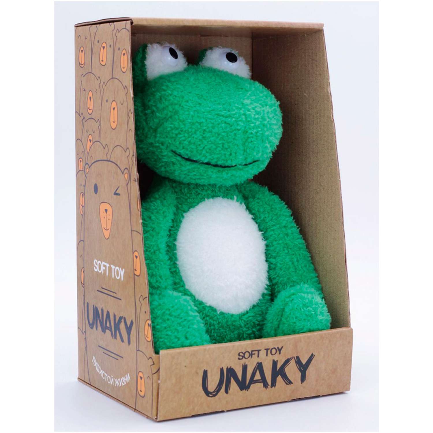 Мягкая игрушка UNAKY Лягушка Синдерелла в подарочной коробке - фото 5