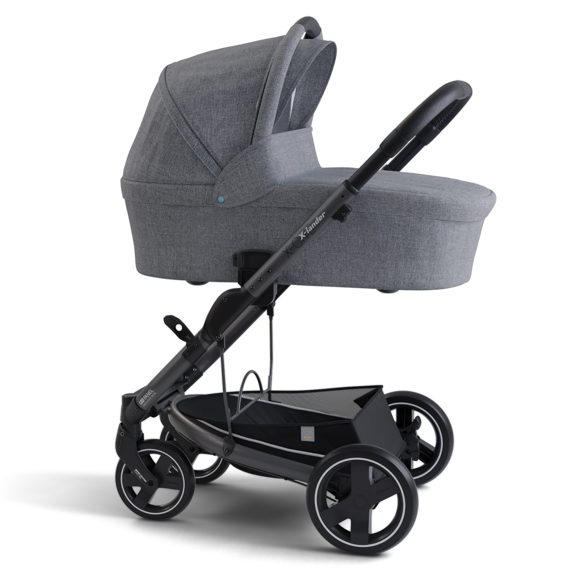 Люлька для коляски X-Lander X-Pram light Azure Grey T-AKC01-00844 T-AKC01-00844 - фото 5