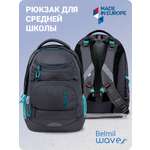 Рюкзак молодежный BELMIL WAVE MOOVE Grey Lagoon