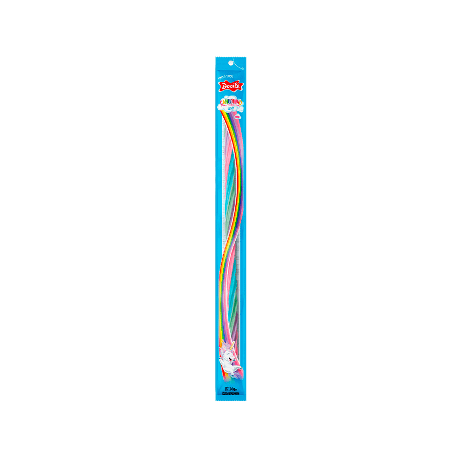 Жевательный мармелад Docile Цветные карандаши большой Единорог со вкусом клубники 26г 24шт - фото 2