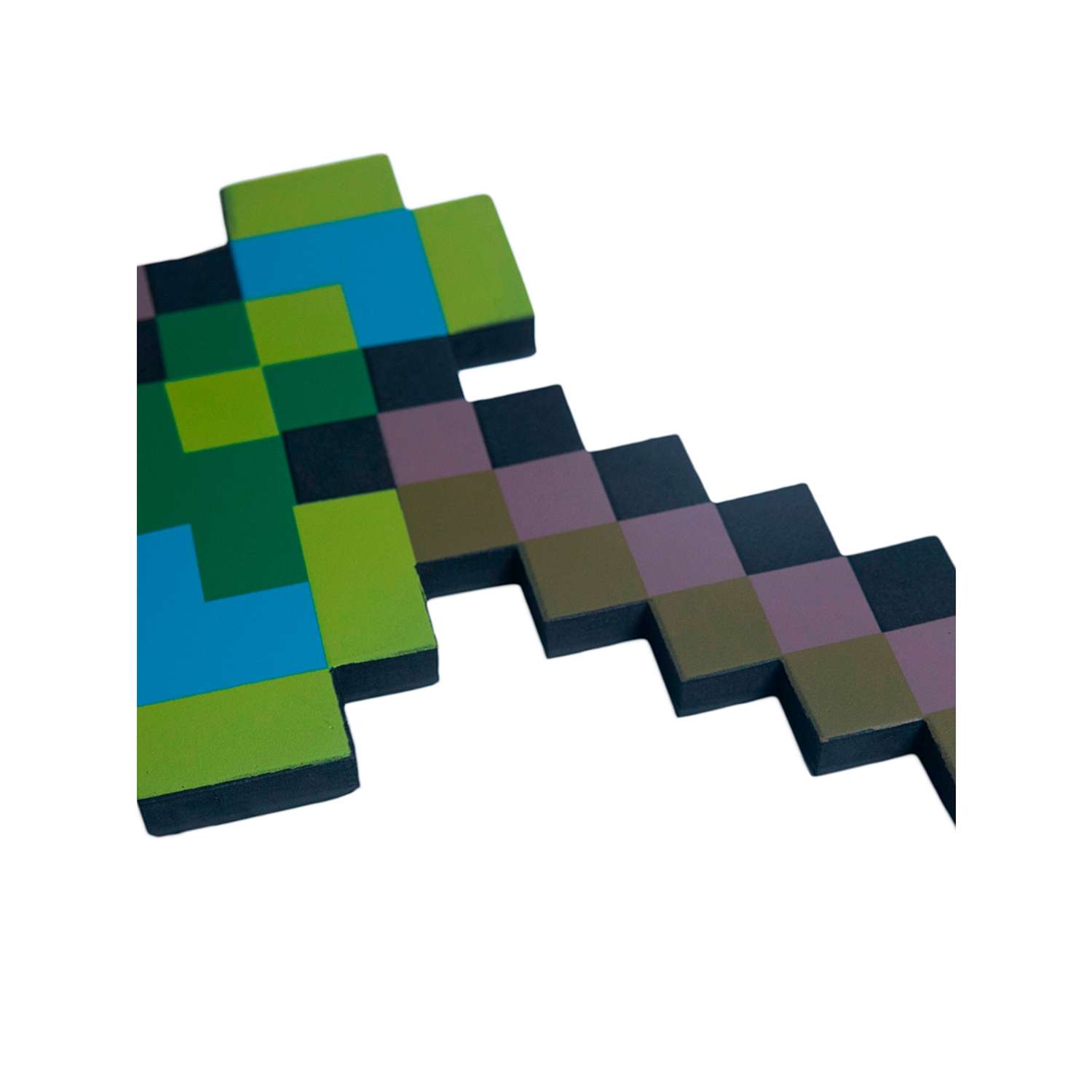 Игрушечное оружие Pixel Crew топор 8Бит Алмазно-золотой пиксельный 41см - фото 2