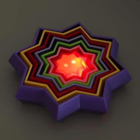 Игрушка головоломка Игроленд  развивающая Магия геометрии