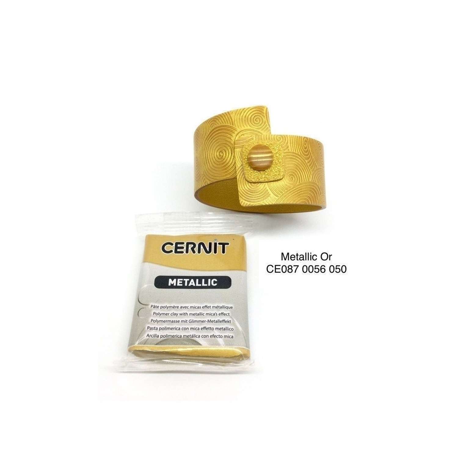 Полимерная глина Cernit пластика запекаемая Цернит metallic 56 гр CE0870057 - фото 10