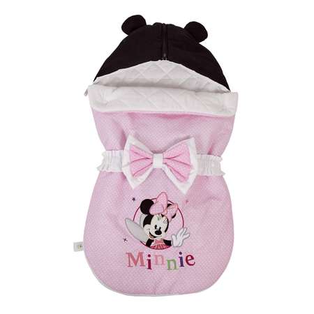 Конверт Polini kids Disney baby Минни Маус Фея демисезонный Розовый