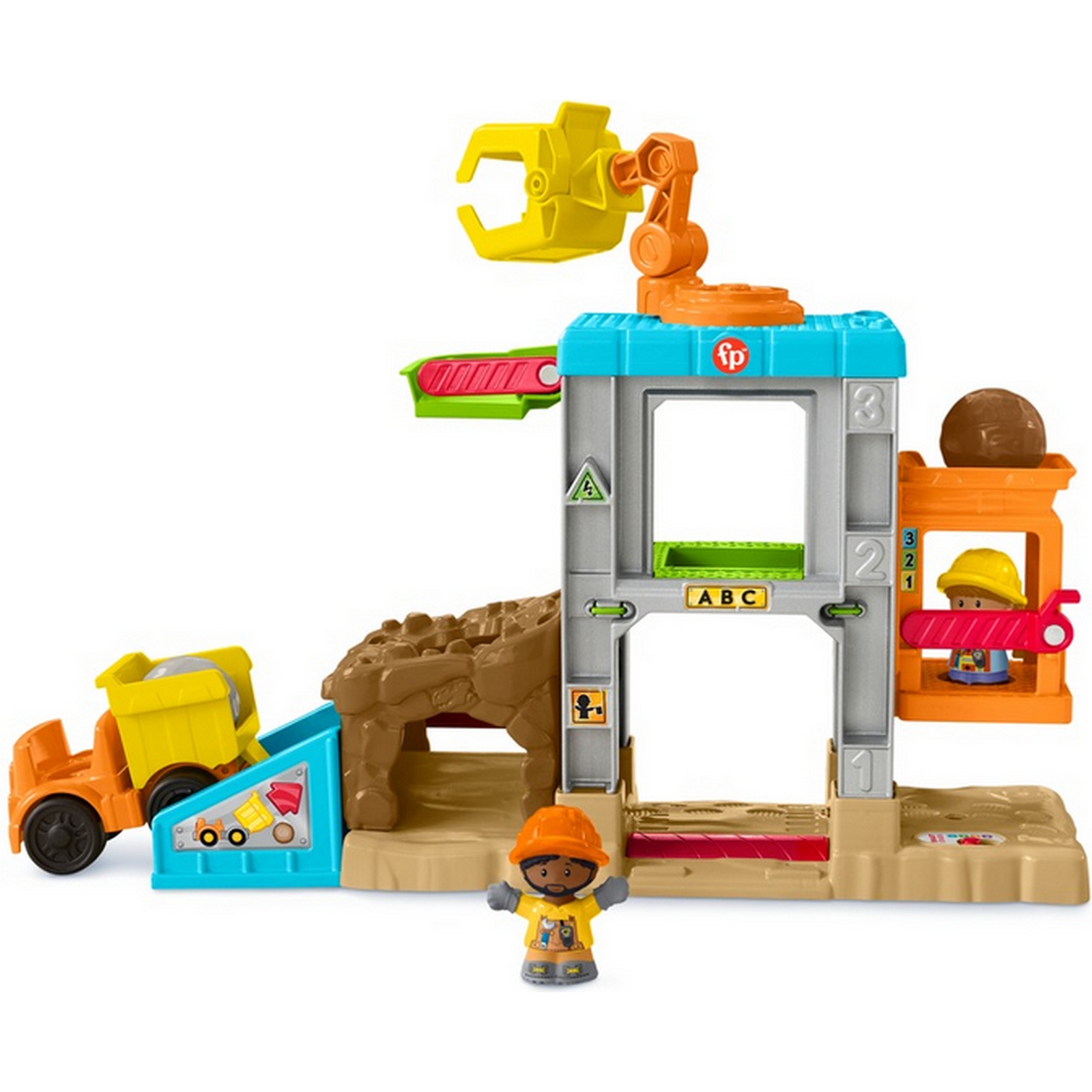 Набор игровой Fisher Price Little People Стройка HCJ64 - фото 7