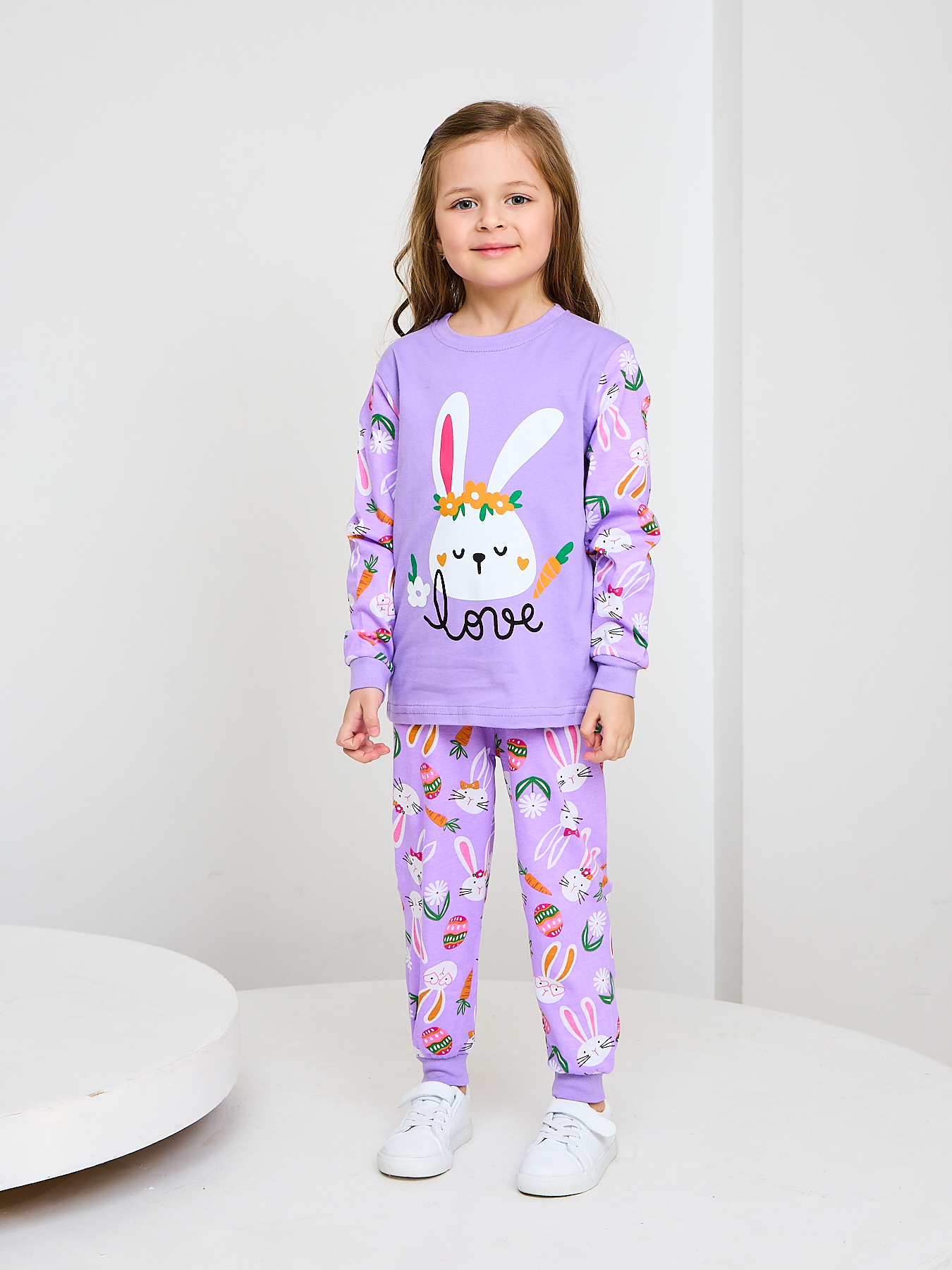 Костюм Mil Art kids 1902201529SUIT-SLEEP-GIRL-PURPLE - фото 1