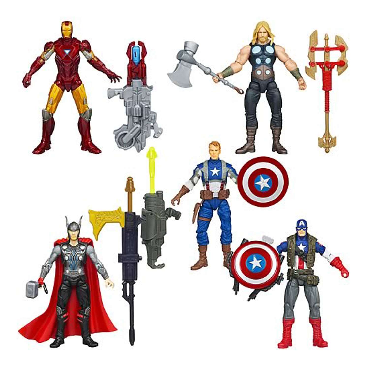 Фигурки героев фильма Мстители Marvel 9,5 см в ассортименте - фото 1
