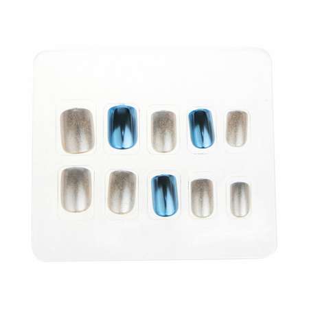 Накладные ногти Lukky 24 Pearl Blue Жемчужно-синий