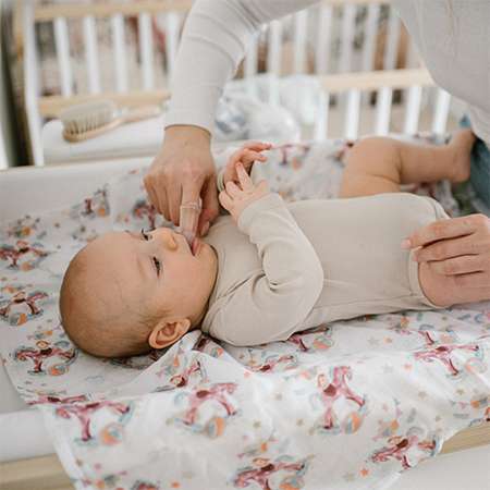 Зубная щетка Babyono в футляре Арт.723 Голубая
