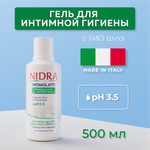 Гель для интимной гигиены NIDRA освежающий с молочными протеинами и алоэ 500мл