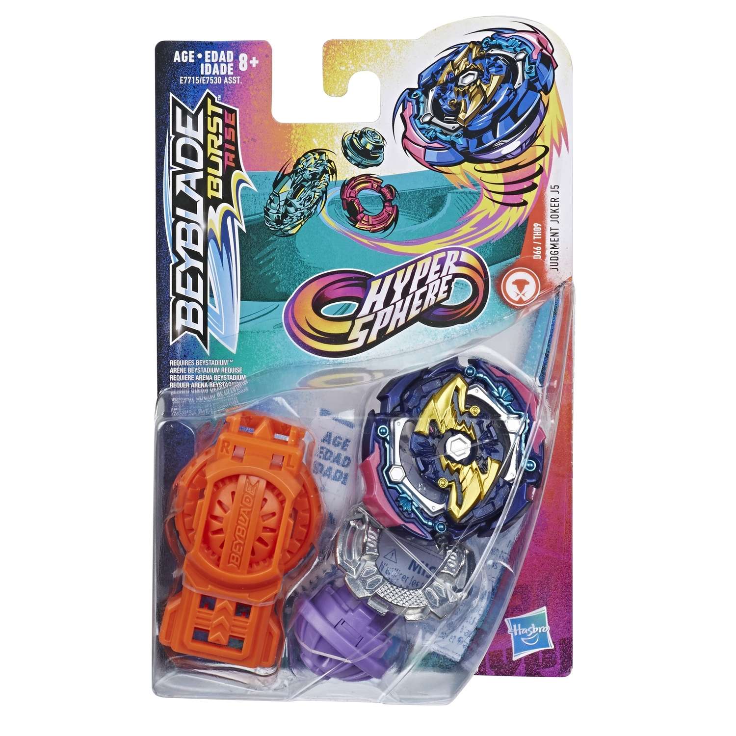 Игрушка BeyBlade Волчок Гиперсфера с пусковым устройством Джокер J5 E7715EU4 - фото 2