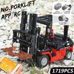 Конструктор Mould King Вилочный погрузчик Forklift Mk II с моторизацией 1719 деталей