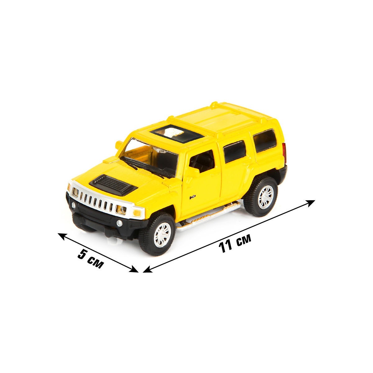 Автомобиль HOFFMANN Hummer 1:43 инерционный 58013 - фото 2