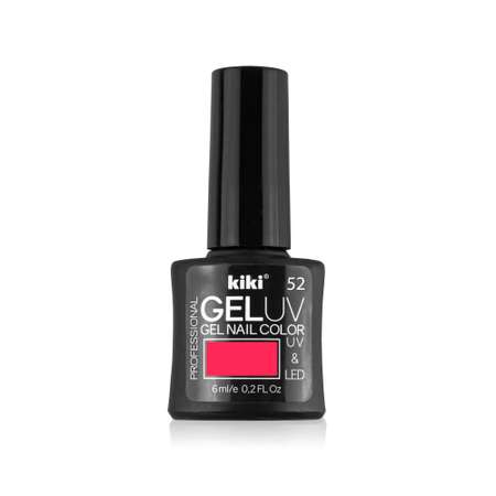 Гель-лак для ногтей Kiki Gel UV LED 52 розовый неон