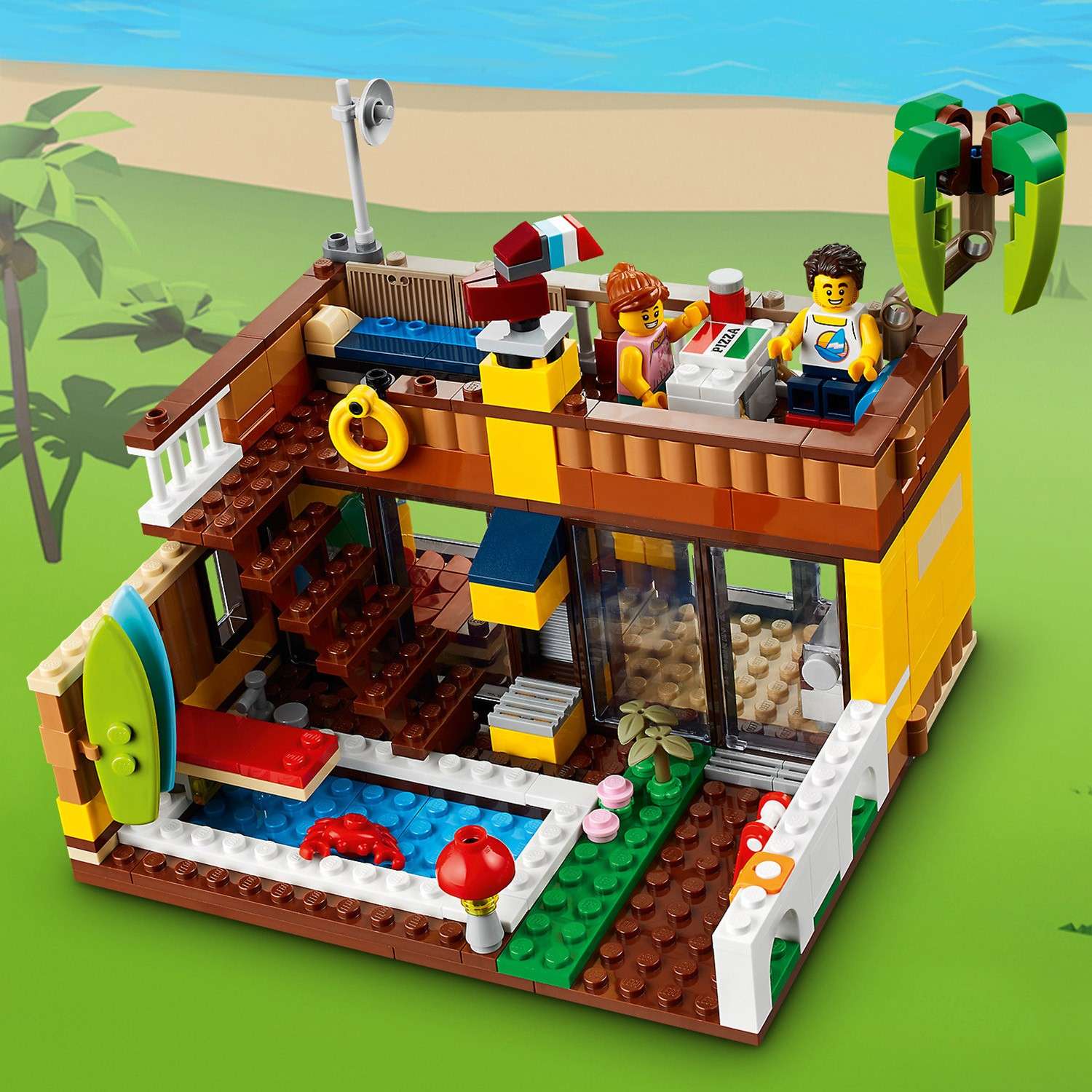 Конструктор LEGO Creator Пляжный домик серферов 31118 - фото 12