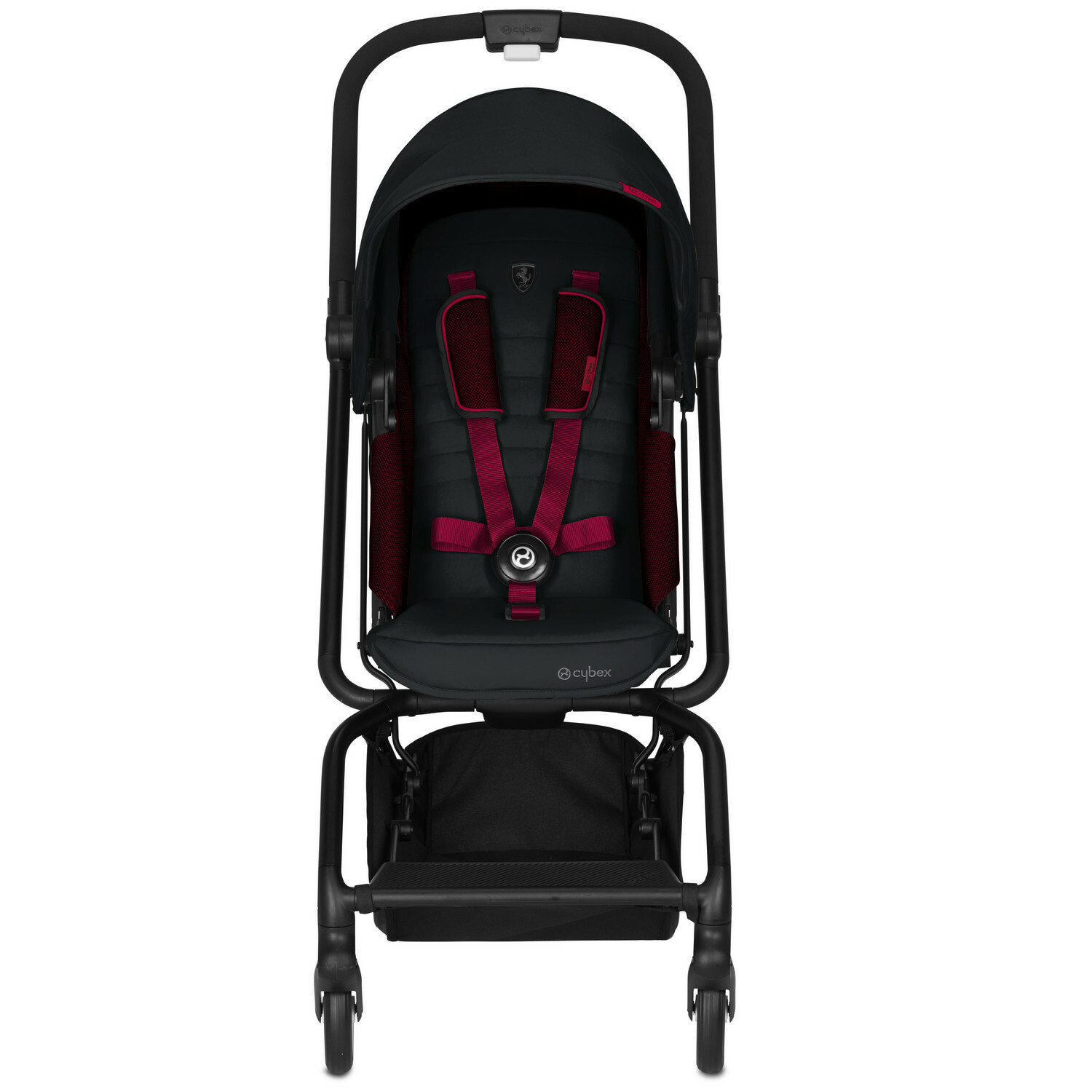 Коляска Cybex Eezy S Twist Fe Ferrari Victory с дождевиком Black - фото 2