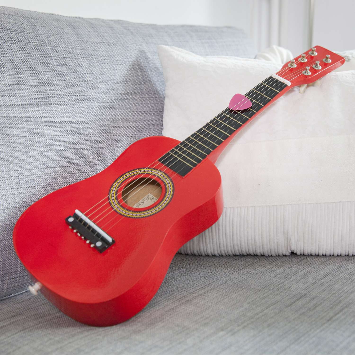 Гитара New Classic Toys 60 см красная 10341 - фото 3