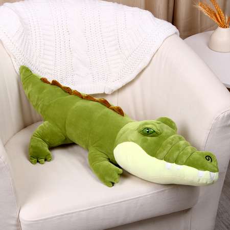 Мягкая игрушка Sima-Land «Крокодил» 80 см цвет зелёный