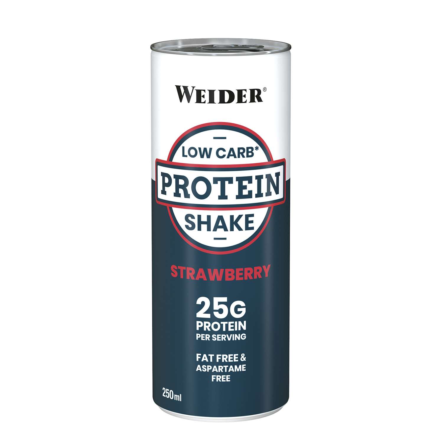 Напиток WEIDER Low Carb protein shake клубника 250мл - фото 1
