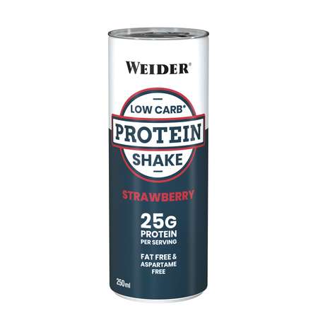 Напиток WEIDER Low Carb protein shake клубника 250мл
