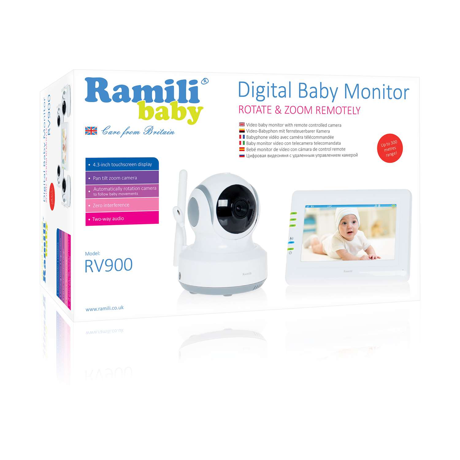 Видеоняня Ramili Baby RV900 - фото 4