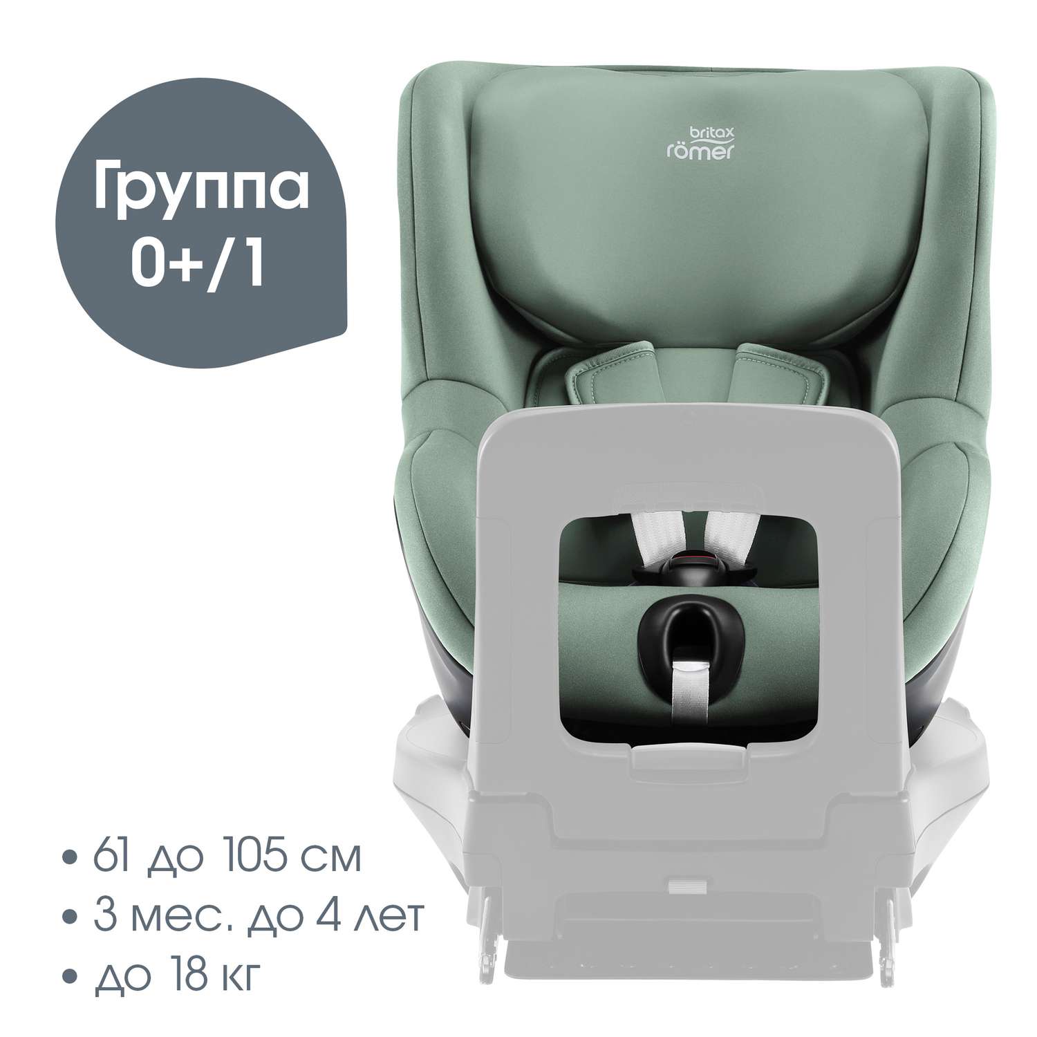 Автокресло Britax Roemer Dualfix 5Z Jade Green - фото 3