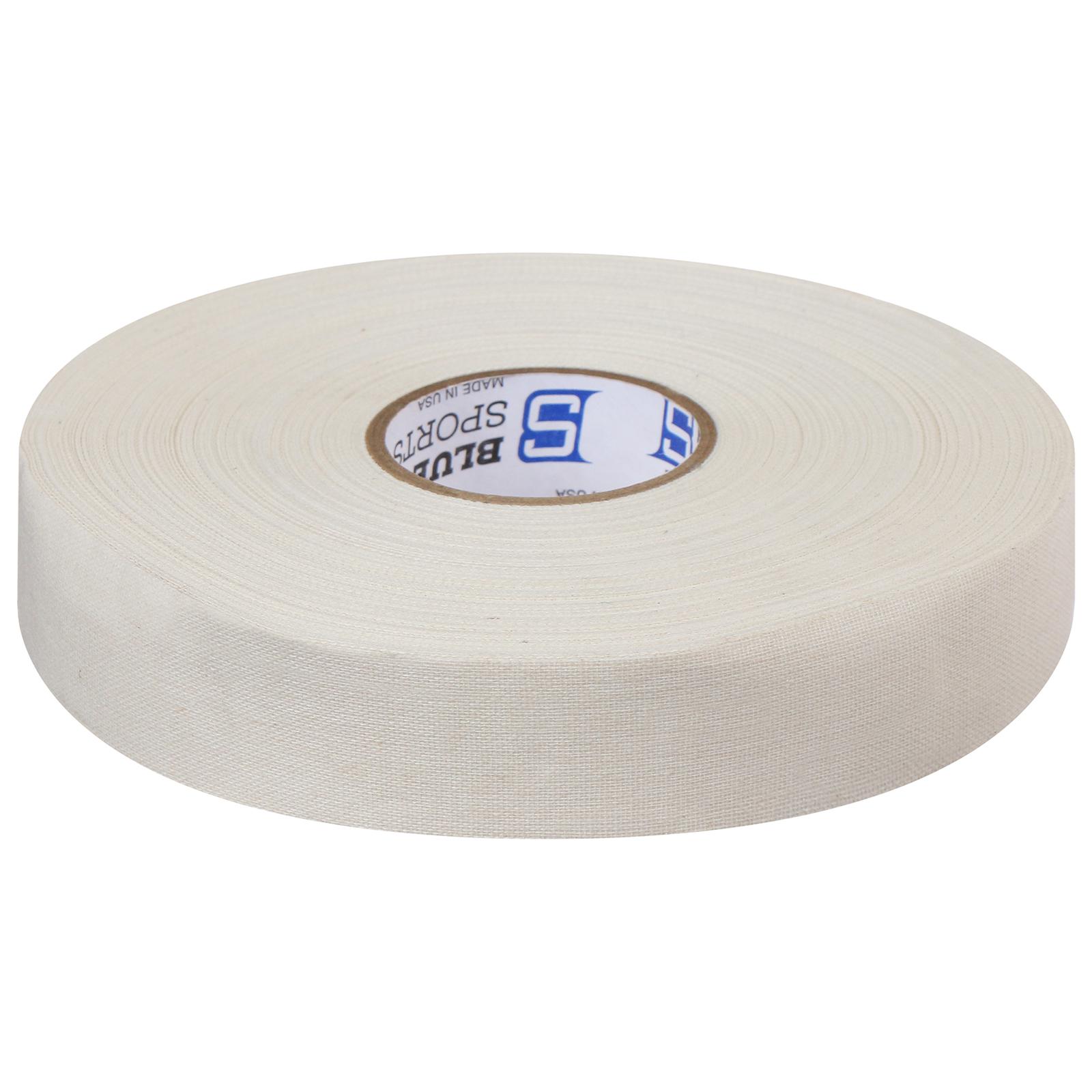 Лента хоккейная Sima-Land Blue Sport Tape Coton White. длина 47 м. ширина 24 мм. белая - фото 1