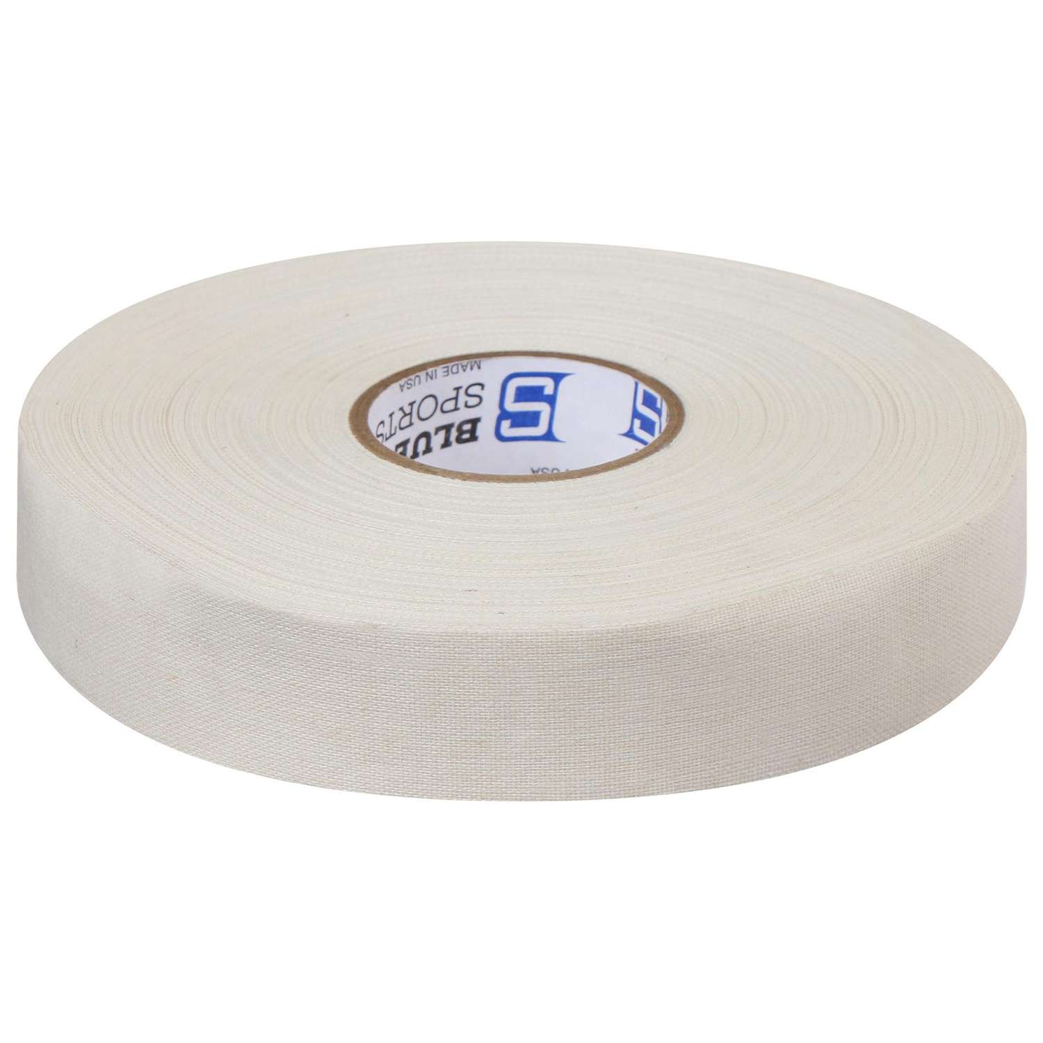 Лента хоккейная Sima-Land Blue Sport Tape Coton White. длина 47 м. ширина 24 мм. белая - фото 1