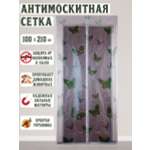 Шторка антимоскитная DECOTEX на магнитах для двери 100х210 см от комаров