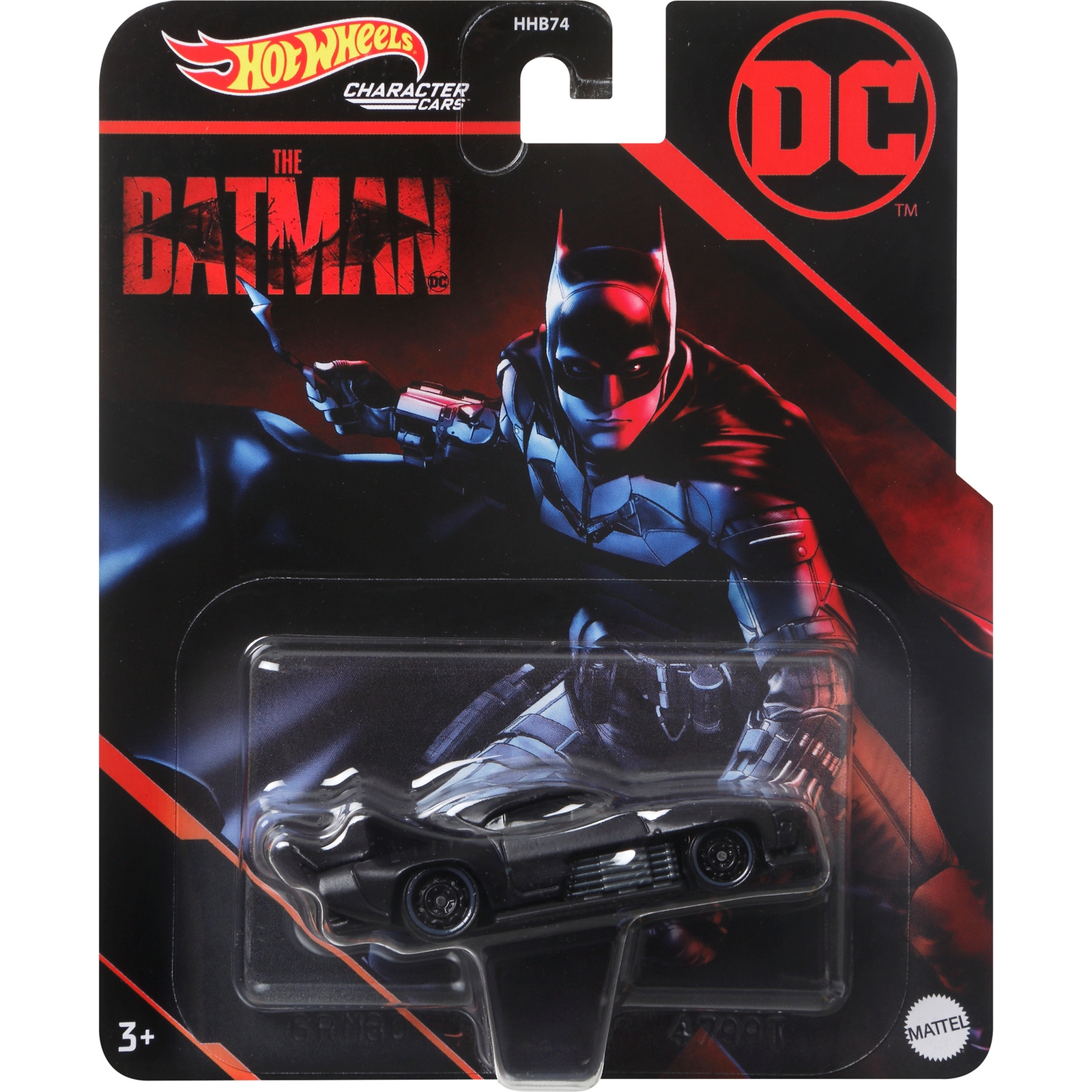 Машинка Hot Wheels Герои блокбастеров DC Бэтмен GRM30 купить по цене 399 ₽  в интернет-магазине Детский мир