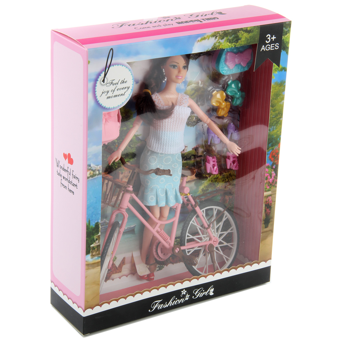 Кукла модель Барби Veld Co с велосипедом 119263 - фото 7