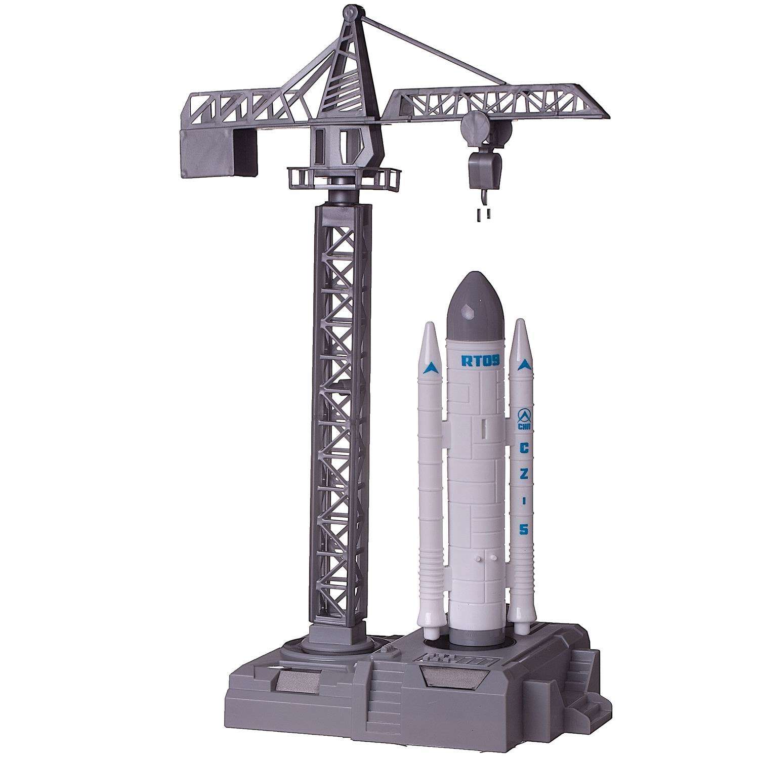 Игровой набор Junfa Покорители космоса стартовая площадка шаттл и мини-ракета и 3 космонавта WE-13923 - фото 5