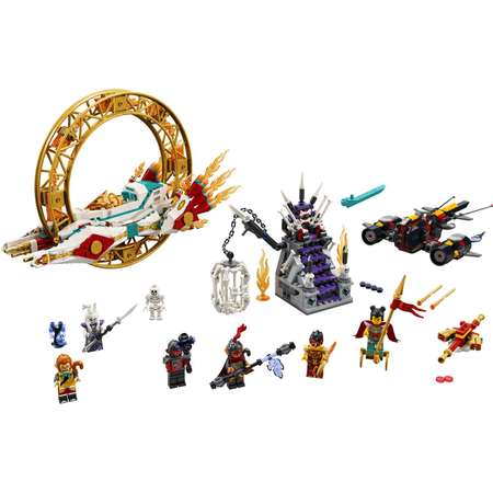 Конструктор LEGO Monkie Kid Огненное кольцо Нэчжа 80034