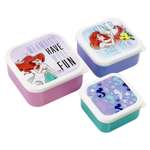 Набор контейнеров Funko для хранения продуктов Little Mermaid Pearl Anniversary 3шт UT-DI06121